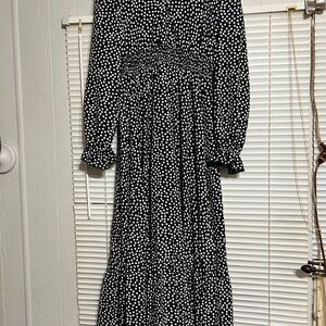 Black and White Polka Dot Dress